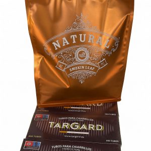 1kg tabaco + 5 cajas de 200 cigarros de entubar